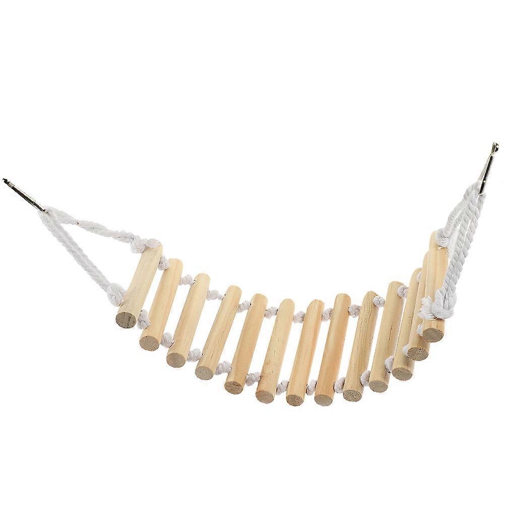 Hanging Rope Ladder Climbing Toy For Pet Owners With Small Reptiles 30x10cm Natural Material Fun 2Pack