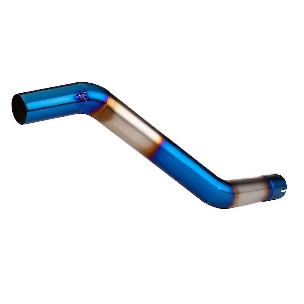 Adjustable Muffler Silencer Slip-On 51mm for NK400 NK650 Exhaust with Middle Link Pipe and 50.8mm Elbow, Color C