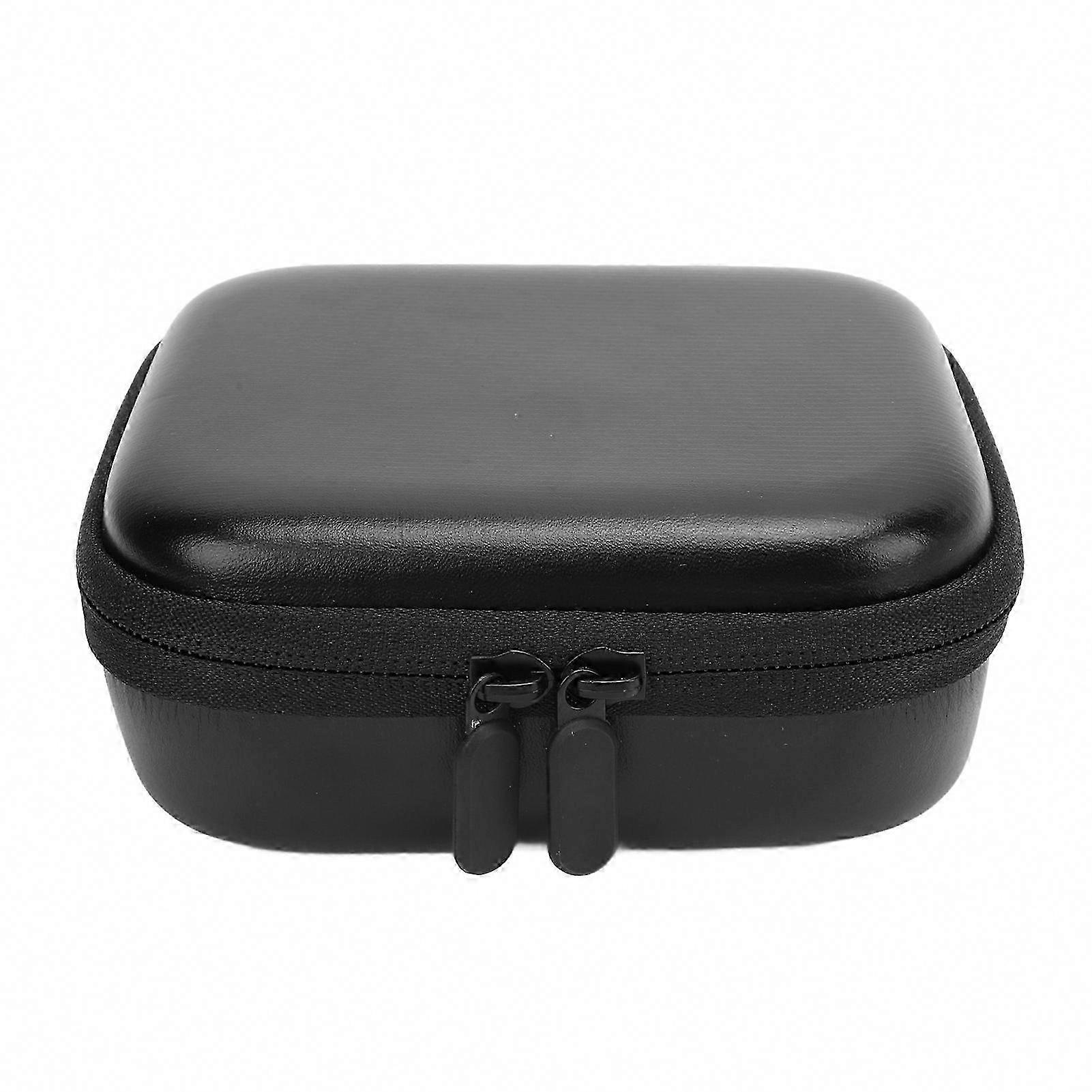 GO 3S Carrying Case for GO 3 Action Camera - Hard Shell Protective Storage Bag PU Leather Black