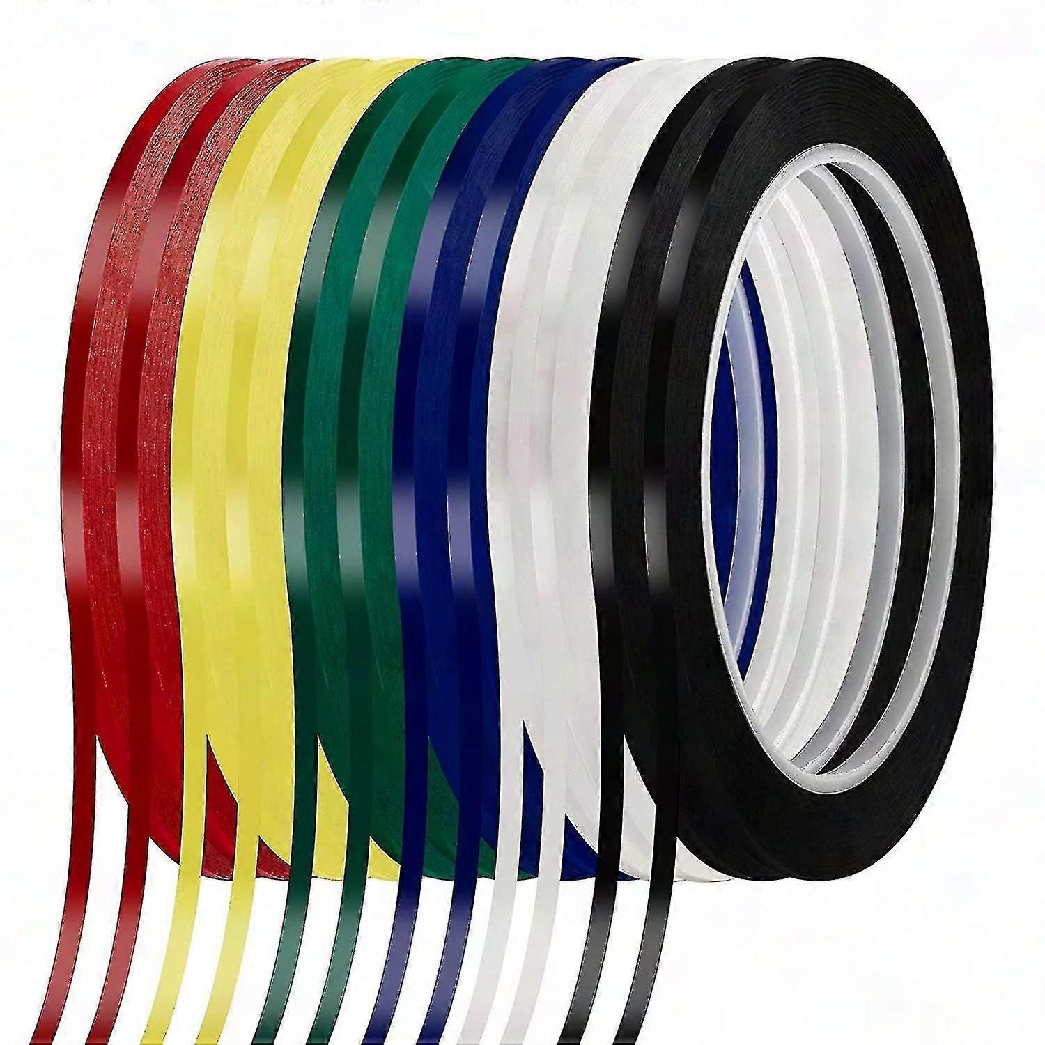 12 Rolls 1/8" Whiteboard Tape, Dry Erase Pinstripe Tape for Marking & Grids - Adhesive Graphic Board Tape