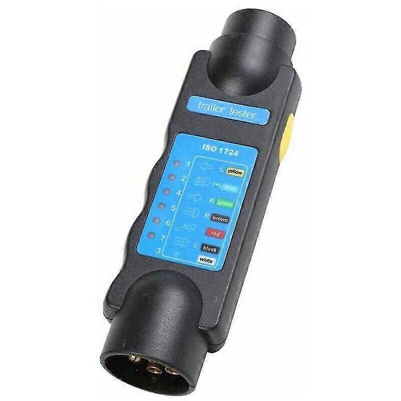 7-Pin Trailer Tester, Car Trailer 7-Pin Tester, 12V 7-Pin Trailer Tester Lights Circuit Wiring Diagnostic Tools (7-Pin Trailer Tester)
