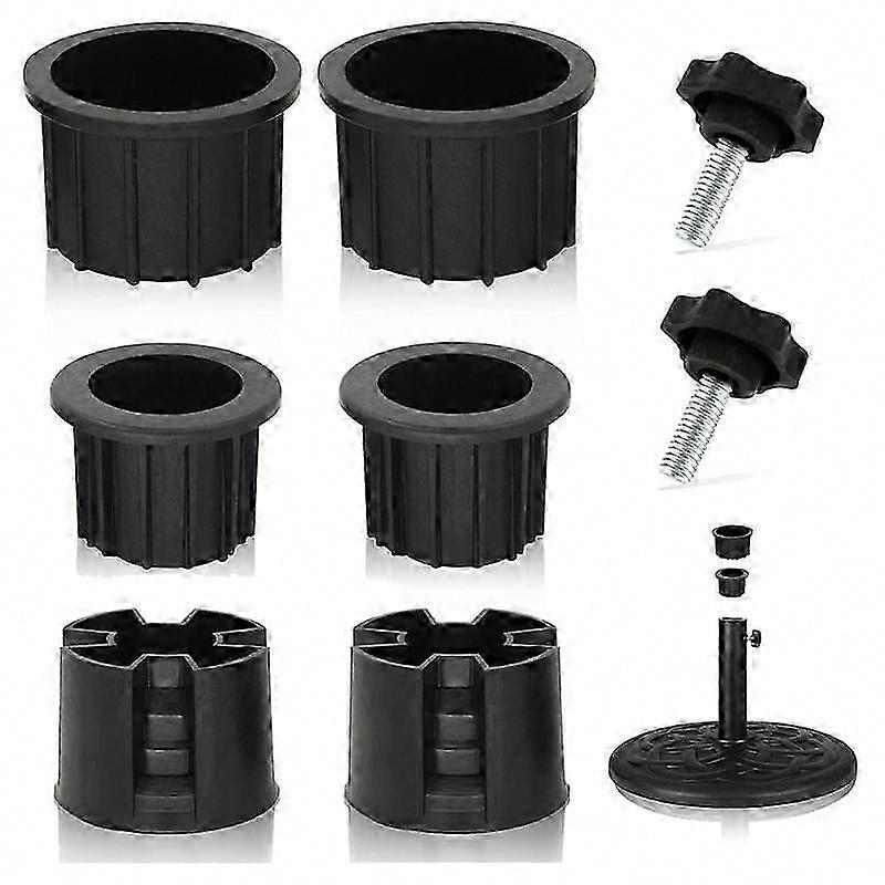 8 Pcs Umbrella Base Stand Hole Ring Plug Cover and Cap for Patio Umbrella Stand Replacement Parts Base Stabilizer