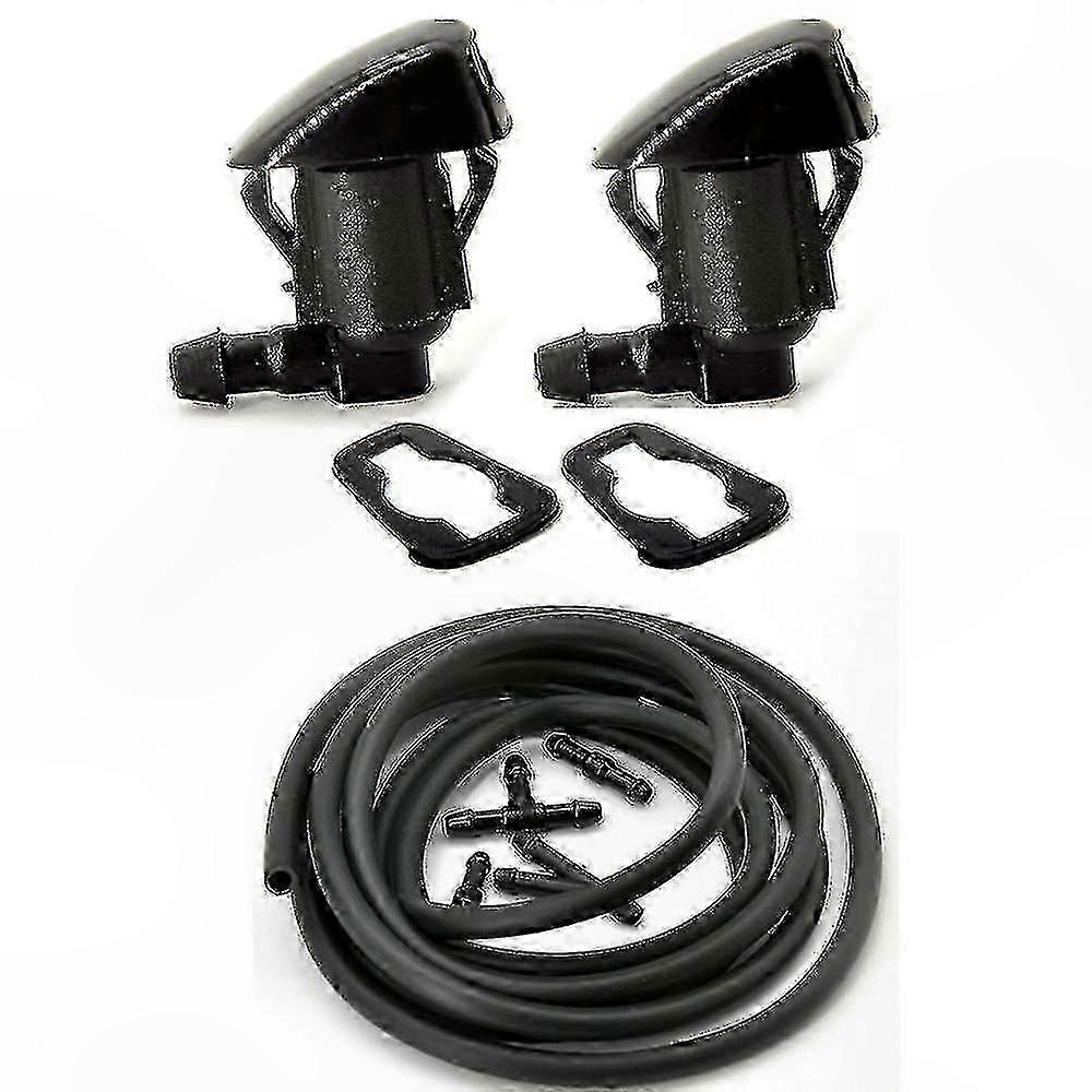 Windshield Washer Nozzle Kit Compatible with Multiple Car Models 2005-2016