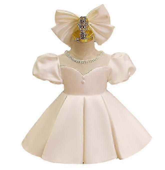 Çiçek Kız Elbiseleri Yeni yürümeye başlayan çocuk prenses gelinlik elbisesi