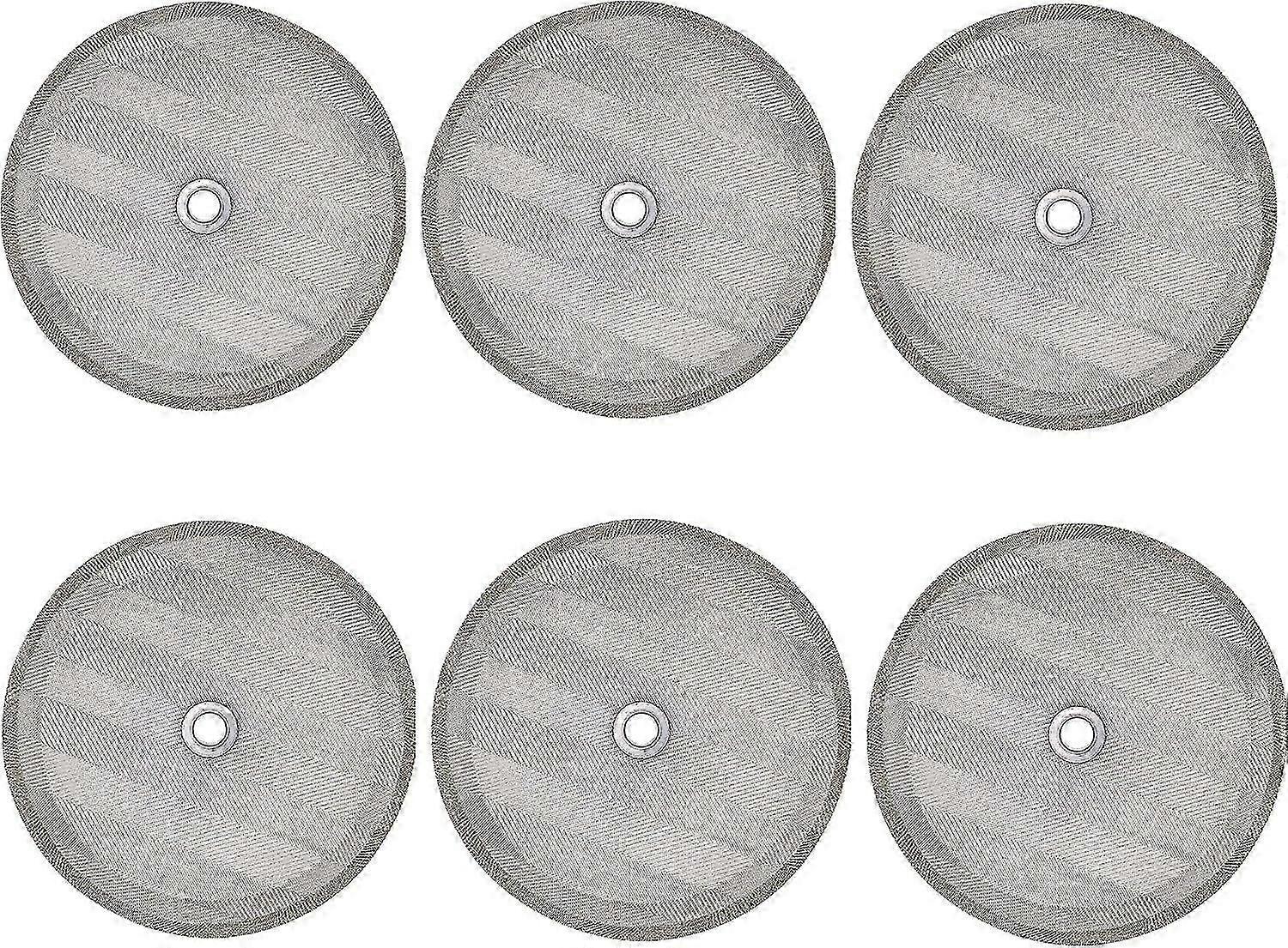 6pcs tela de filtro de imprensa francesa, Universal 1000 ml, 4 polegadas de aço inoxidável imprensa francesa