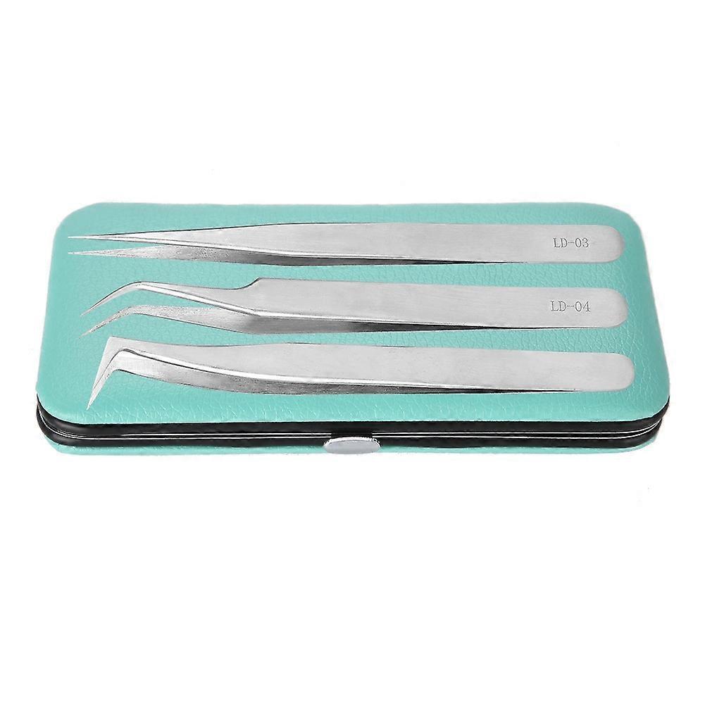 6pcs Eyelash Extension Tool Kit with Tweezers Scissors Brushes