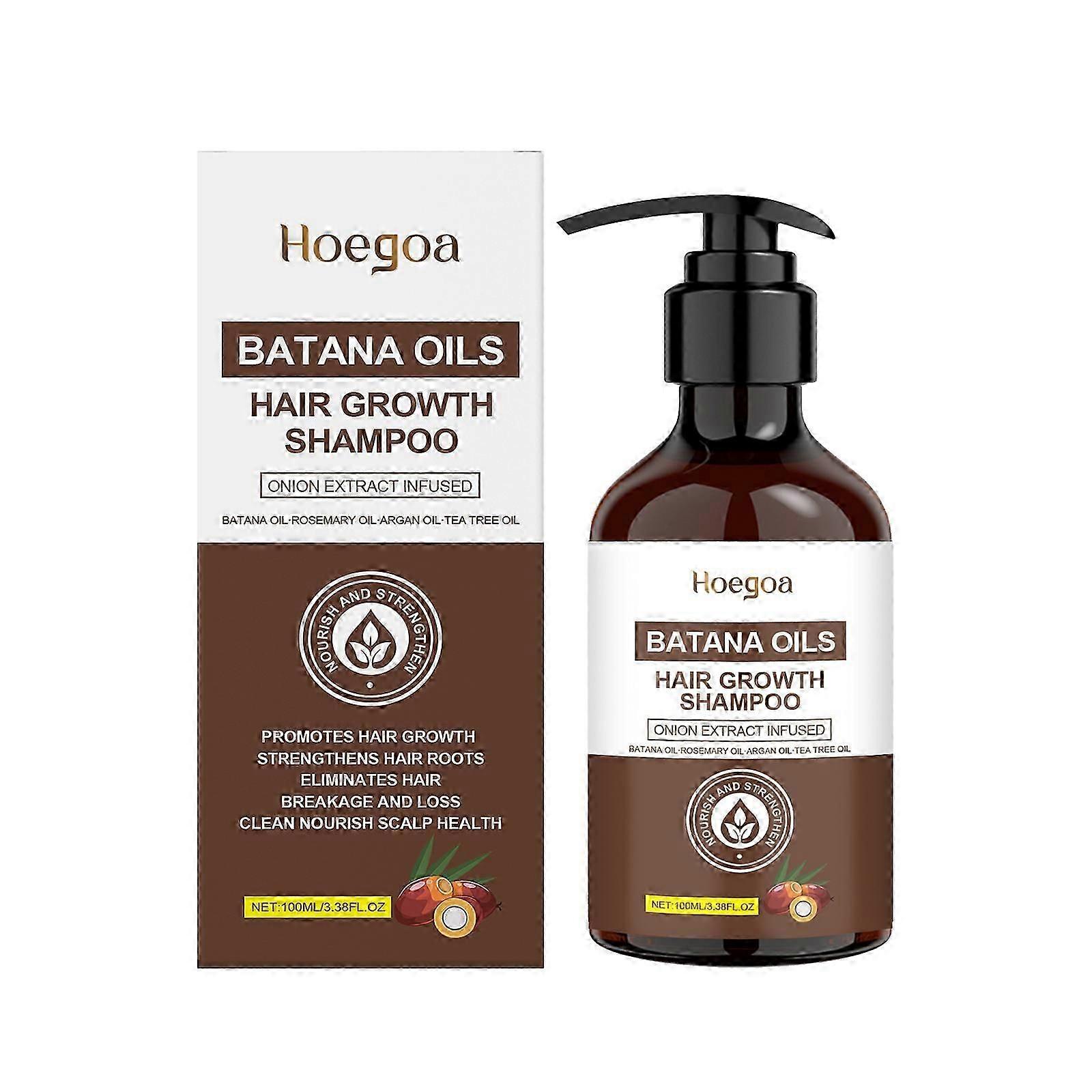 Hoegoa Batana oil shampoo moisturizes the scalp, softens and controls oil, fluffiness, long-lasting fragrance, mild shampoo