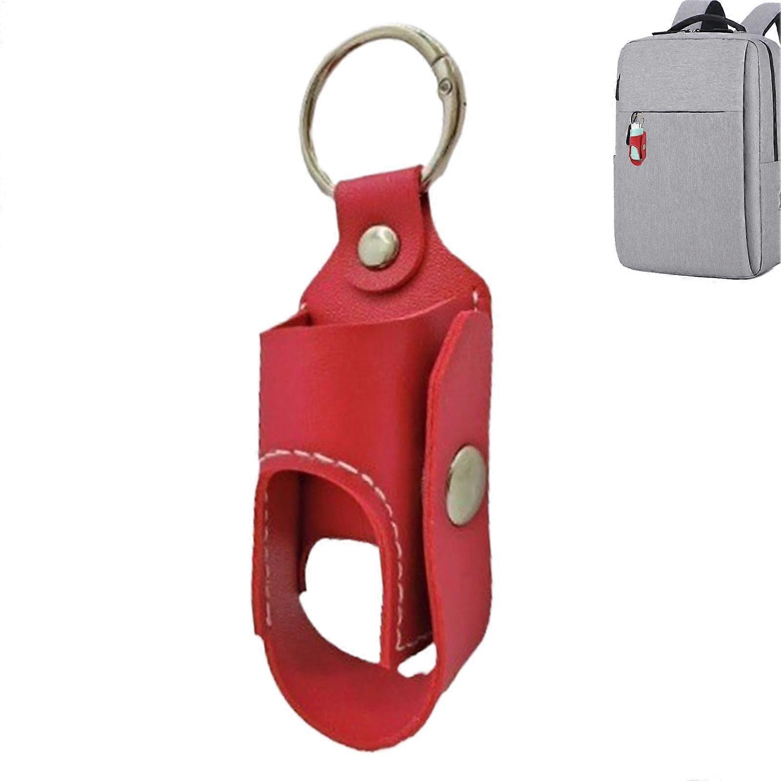 Inhaler Storage Case, Portable Multi-Purpose Storage Box for Home, School, Travel, Camping, Business Trip - Red