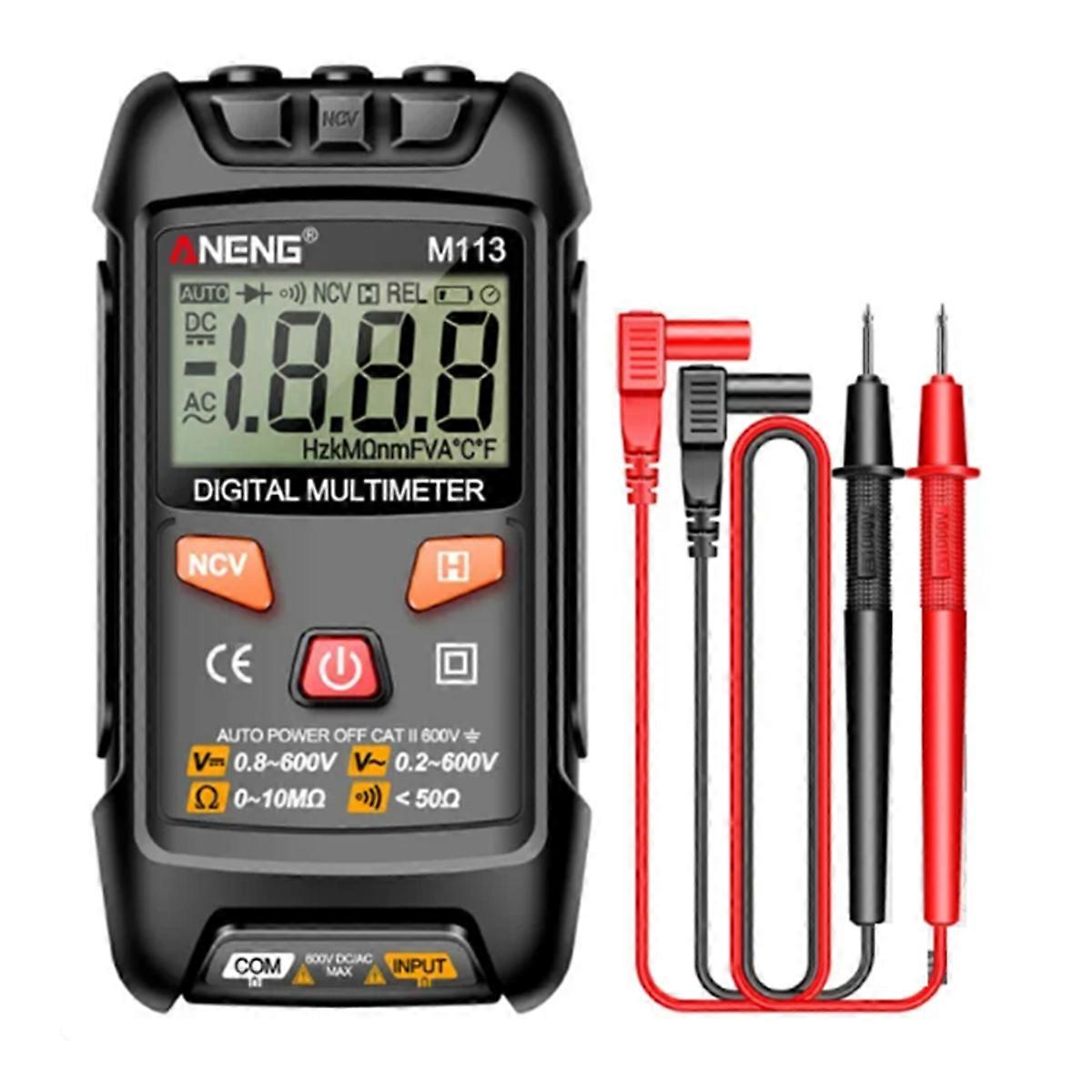 M113 Mini Digital Multimeter Voltage Meter 1999 Counts Multimetro Ohm NCV Electricity Tools Measurin