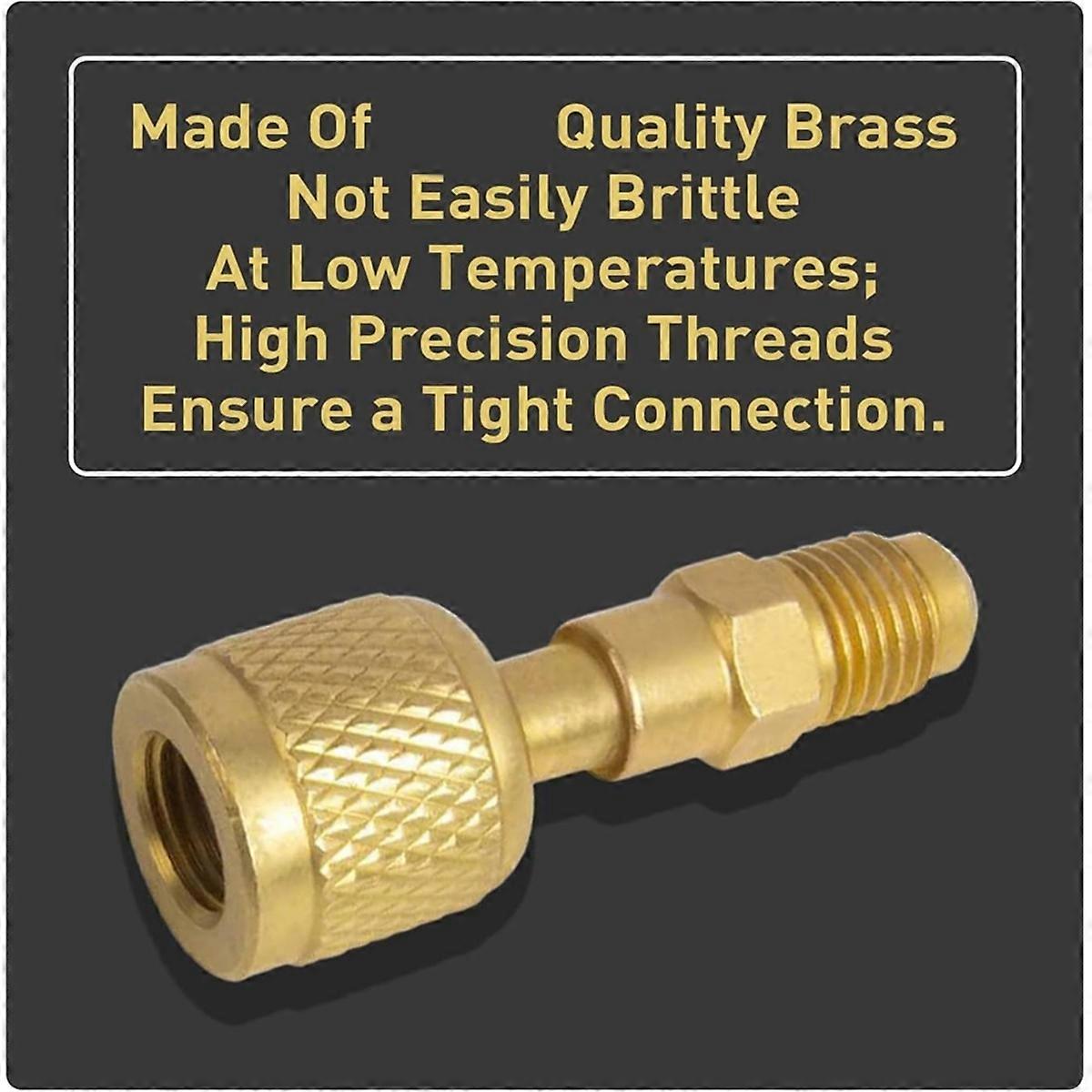 R32 R454B Brass Adapter