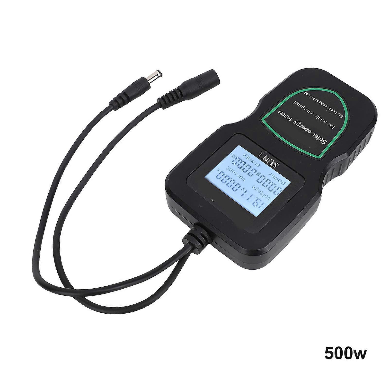 Solar Energy Meter for Testing Solar Panel Data Portable Solar Panel Tester MPPT Photovoltaic Panel Multimeter Tester Multicolor
