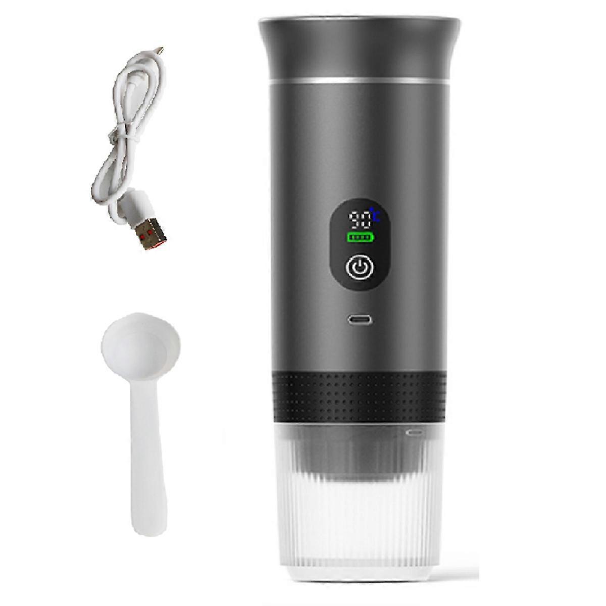 Portable Coffee Machine with Intelligent Digital Display American-Style Italian Capsule Extraction E