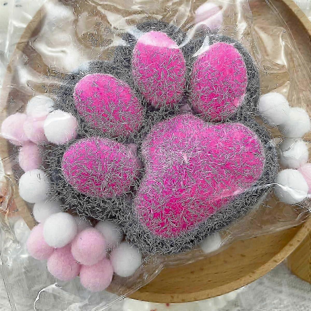 Taba Squishy Big Cat Paw سيليكون ضغط اللعب لتخفيف التوتر ، لعبة Cat Paw العملاقة Paw Squishy Sensory
