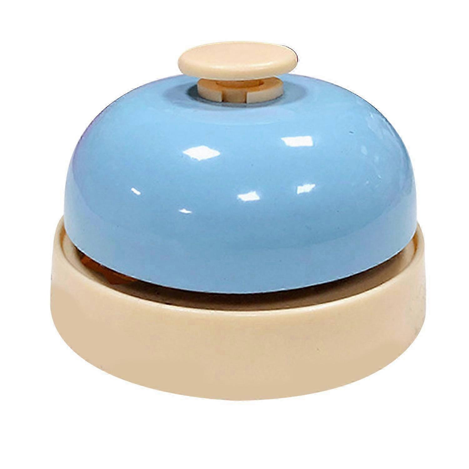 Pet Call Bell Sensitive Buttons Metal Dog Training Called Dinner Bell for Pet Toys Blue