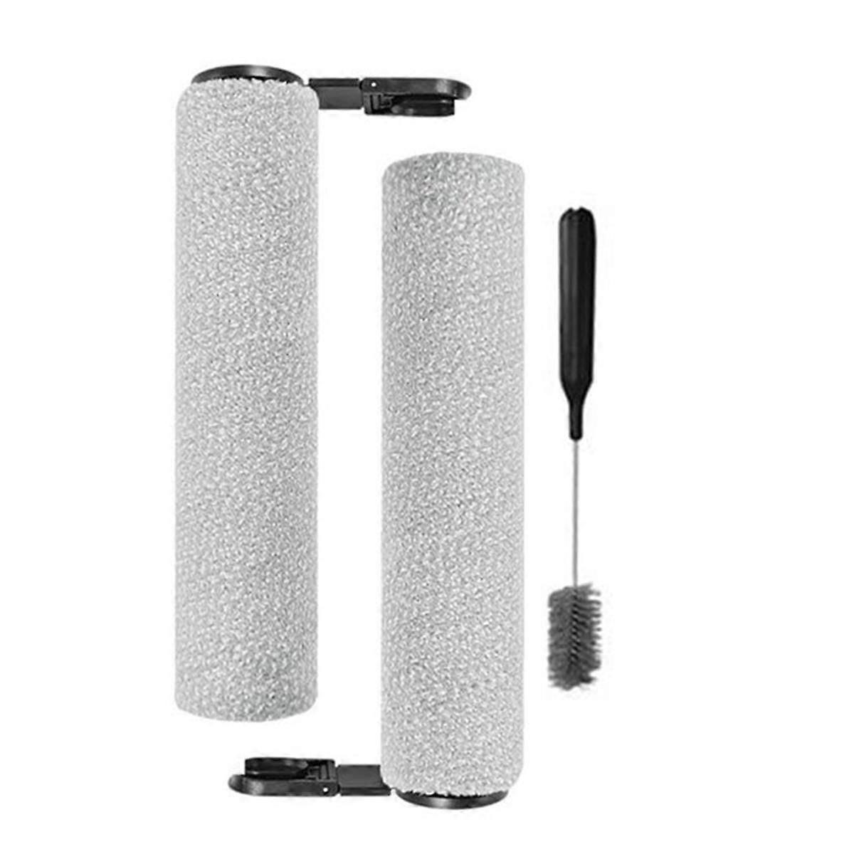 For F25 / F25 Sweeping Machine Accessories 2 Pcs Main Brush with Cleaning Brush