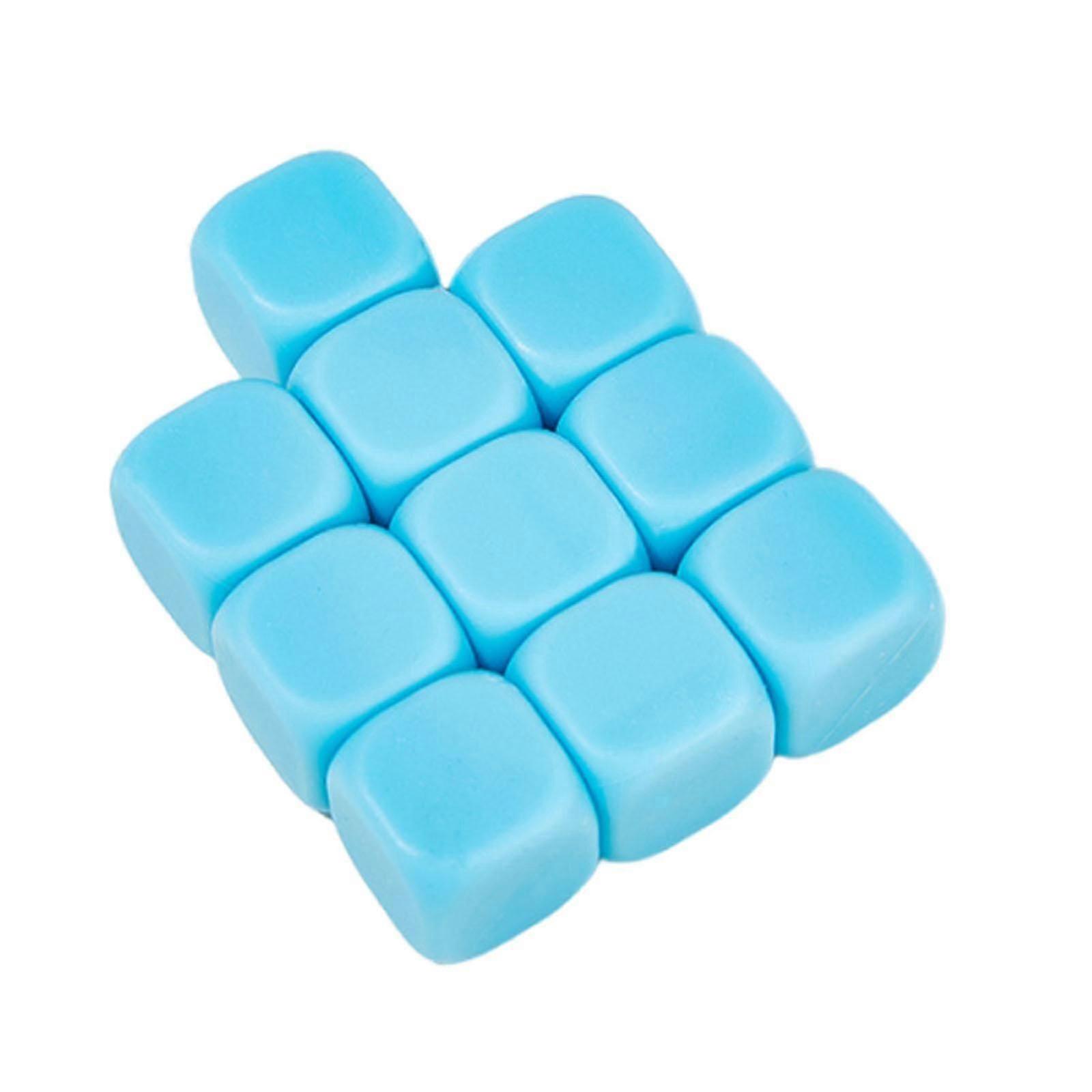16mm Blank Dice 10Pcs for Board Games Custom Making Classroom