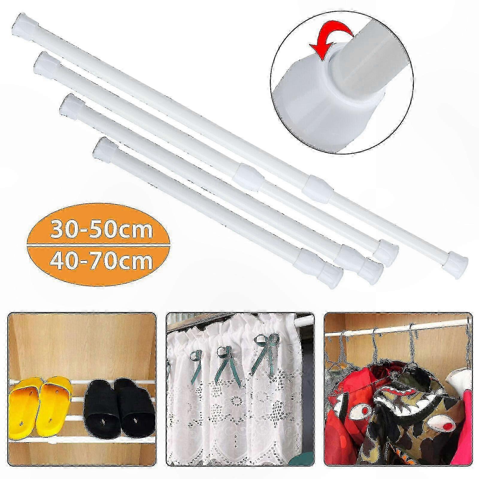 Telescopic Window Curtain Rod with Adjustable Length for Home Decor