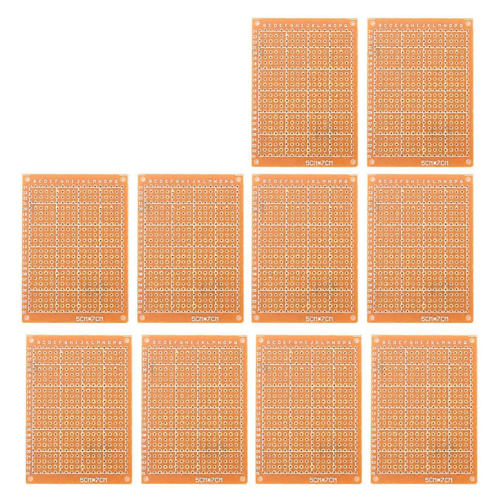 10pcs 57cm Single Side Prototype PCB Breadboard Universal Board