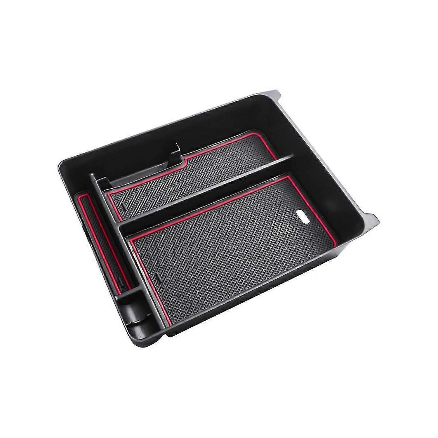 Center Console Organizer for Pilot Accessories, Black & Red