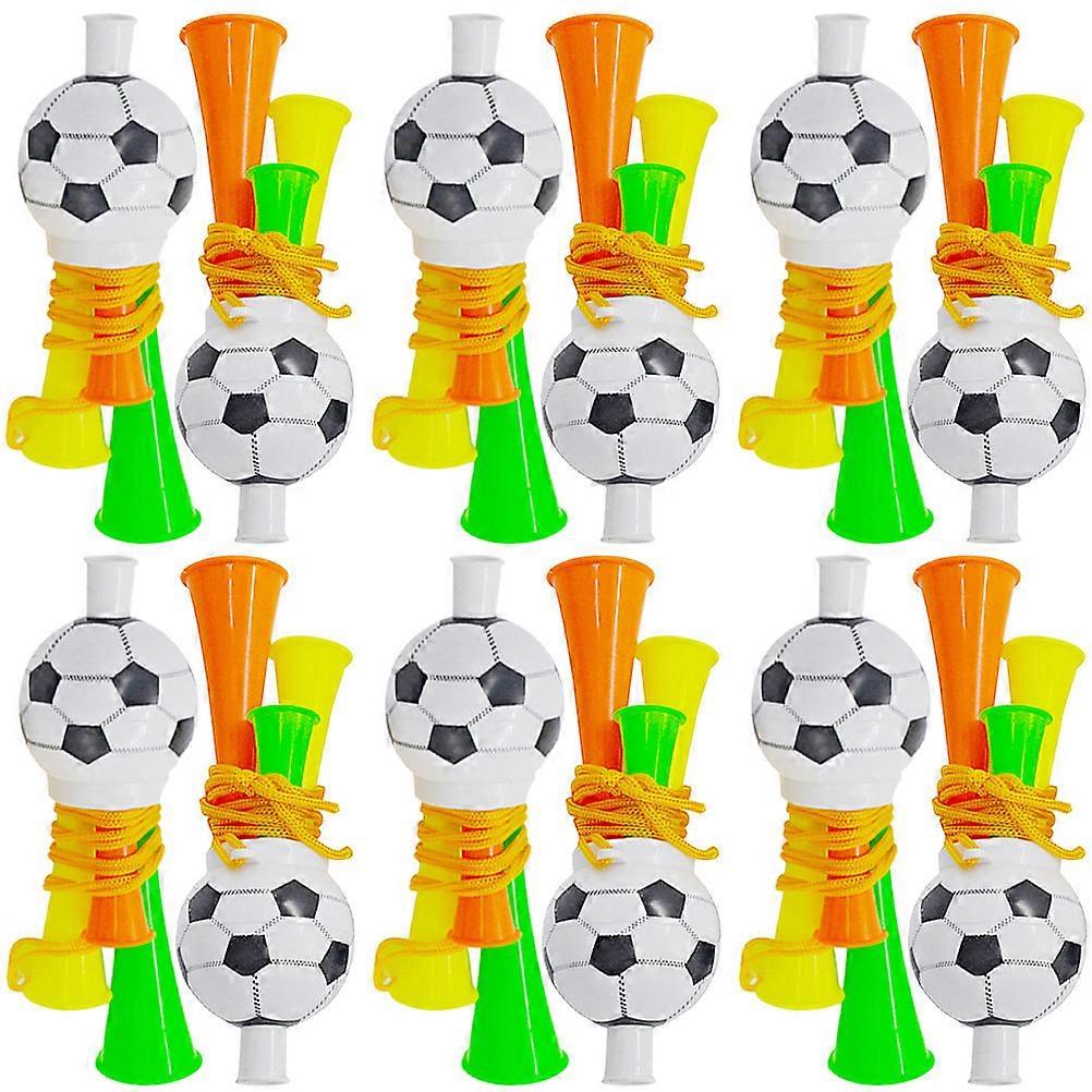 Soccer Horns and Noisemakers for School Activities Abs for Cheering 20Pcs