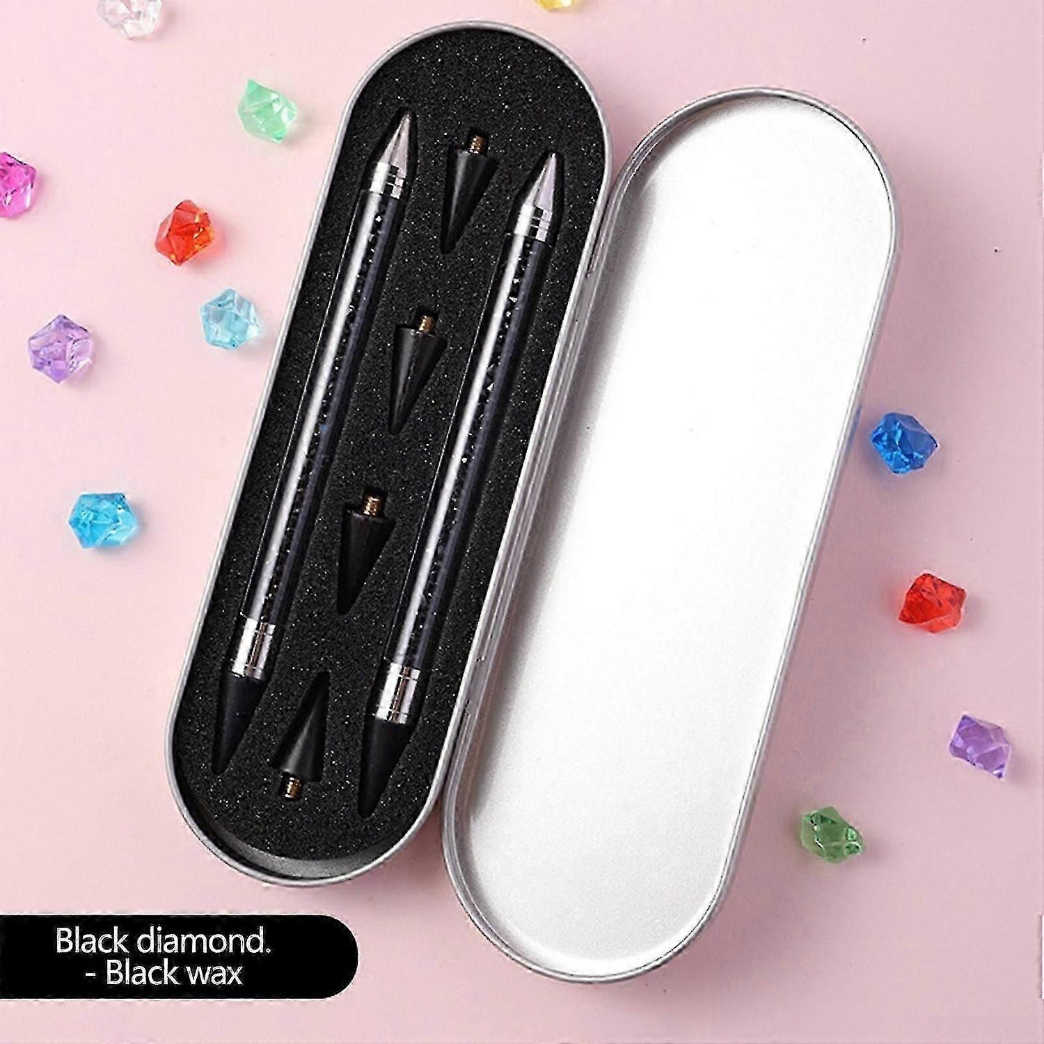 Double Head Nail Drill Pen Detachable With Adhesive Properties