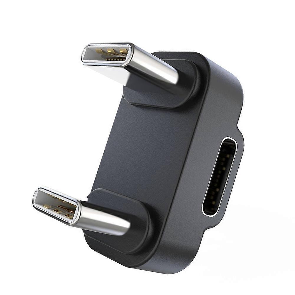 180 Degree Angle TC to TC Adapter U-Shaped Adapter Connector PD 100W/10Gbps Type-C 180° Extender