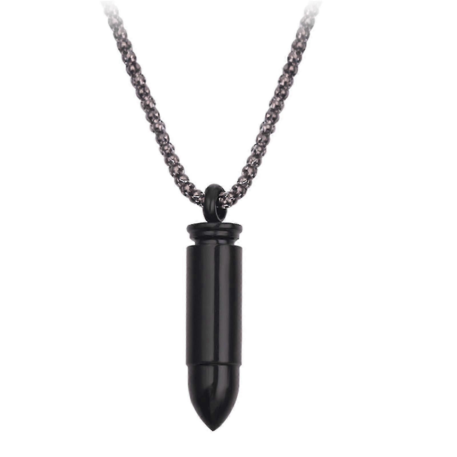 for Creative Necklace Bullets Pendant Stainless Steel Add Highlight to Outfit