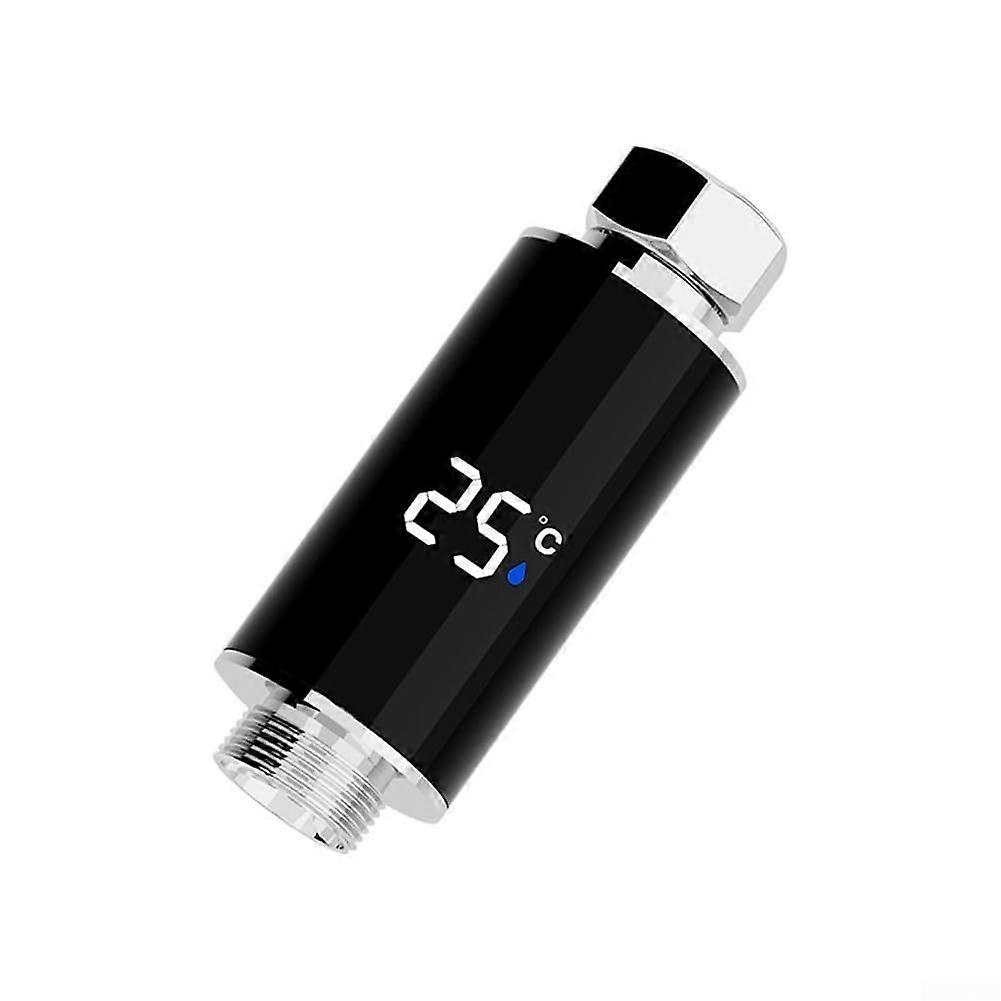 Hydroelectric Shower Head RealTime Temperature Indicator For Safe Baby Use Temperature Display Sensor Model Compatible