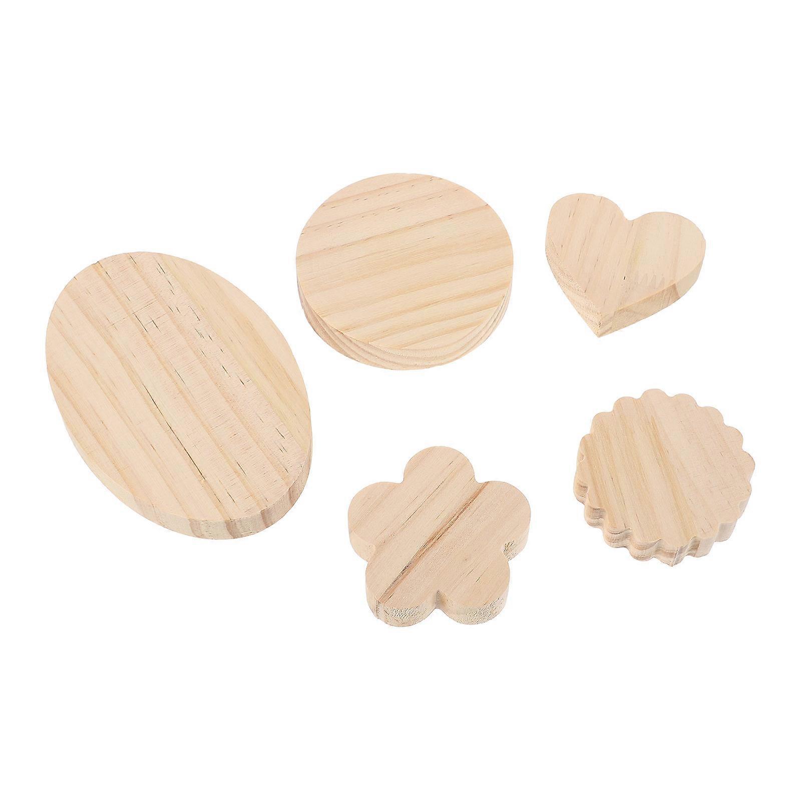 Doll Displaying Holder Wooden Doll Making Base for Clay Dolls 10Pcs
