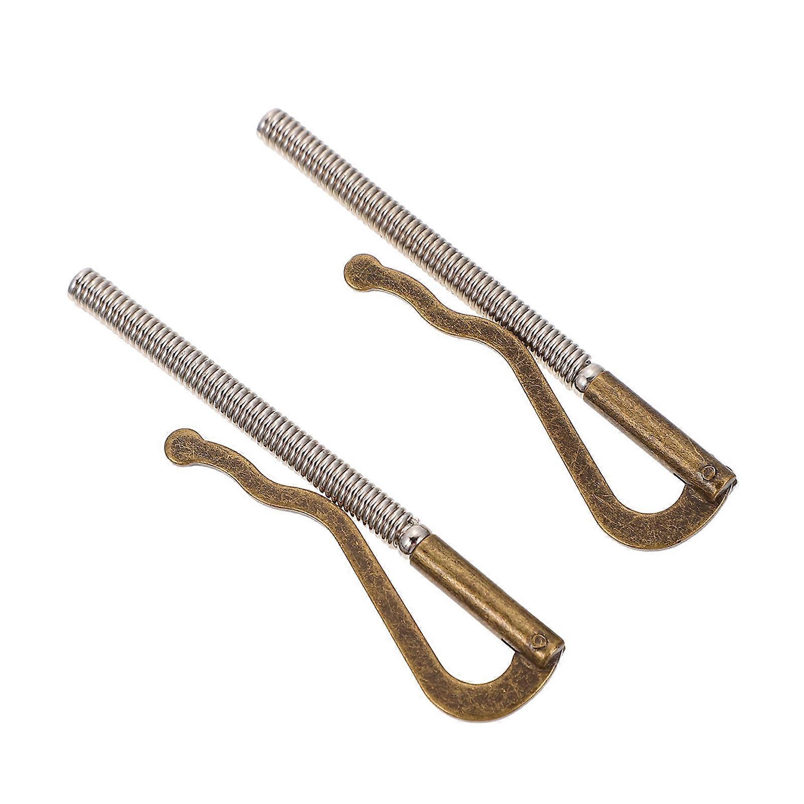 Wallet Check Holders Metal Spring Clips for Protecting 4Pcs Banknote Clips