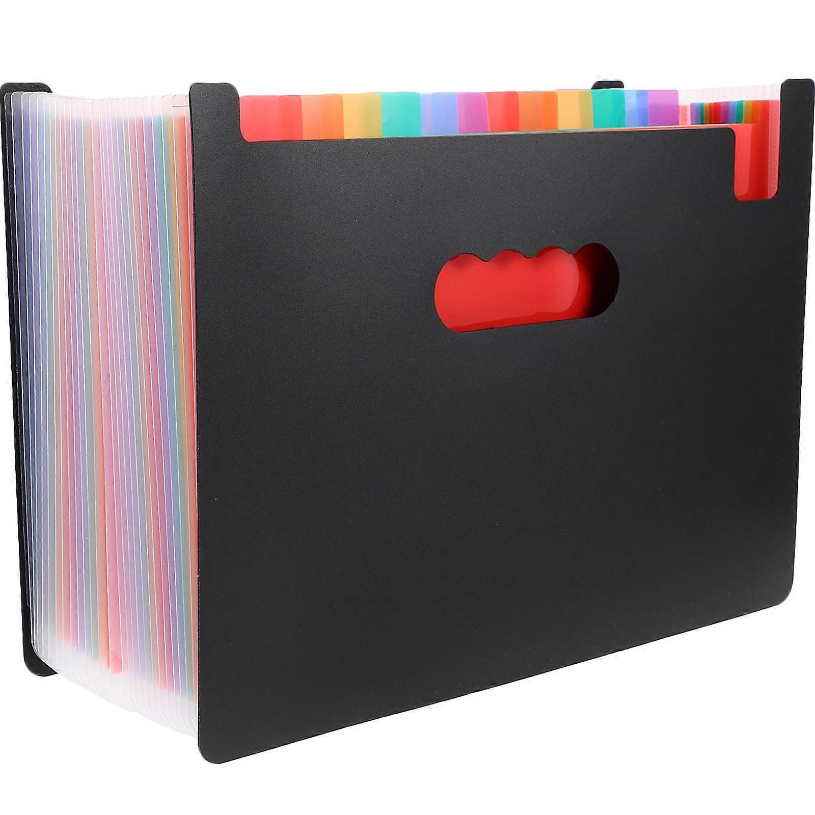 4Pcs Expanding File Folder Office File Storage Holder for Receipt Organizing