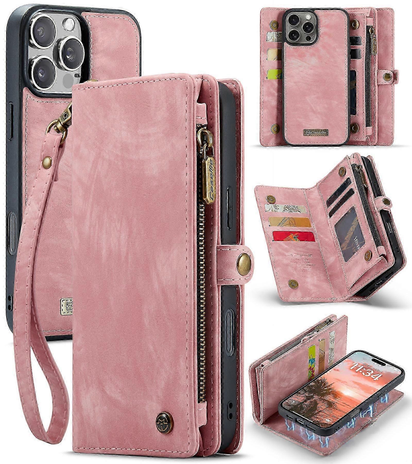 CaseMe 008 Detachable Multifunctional Leather Phone Case