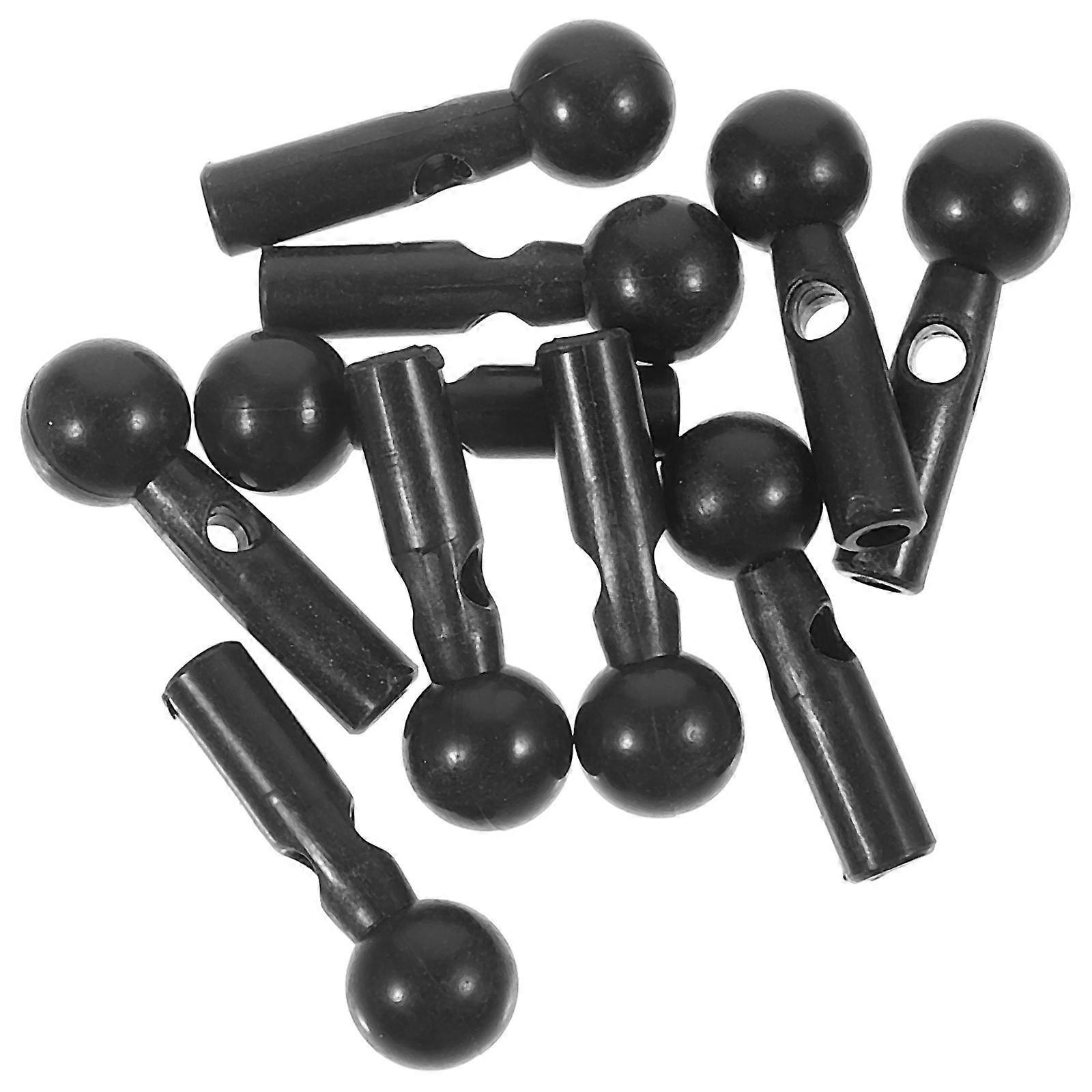 Folding Umbrella Bone Covers Umbrella Tail Beads Replacement 40Pcs Black