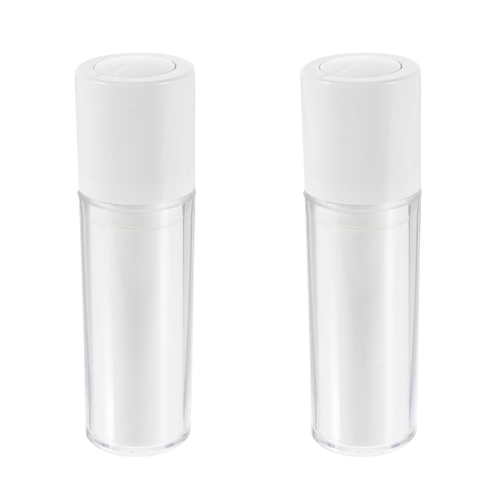 Lotion Travel Container Cosmetic Bottles Simple Generous Look Abs Material 9.4x3.5x3.5cm 15ml 2Set