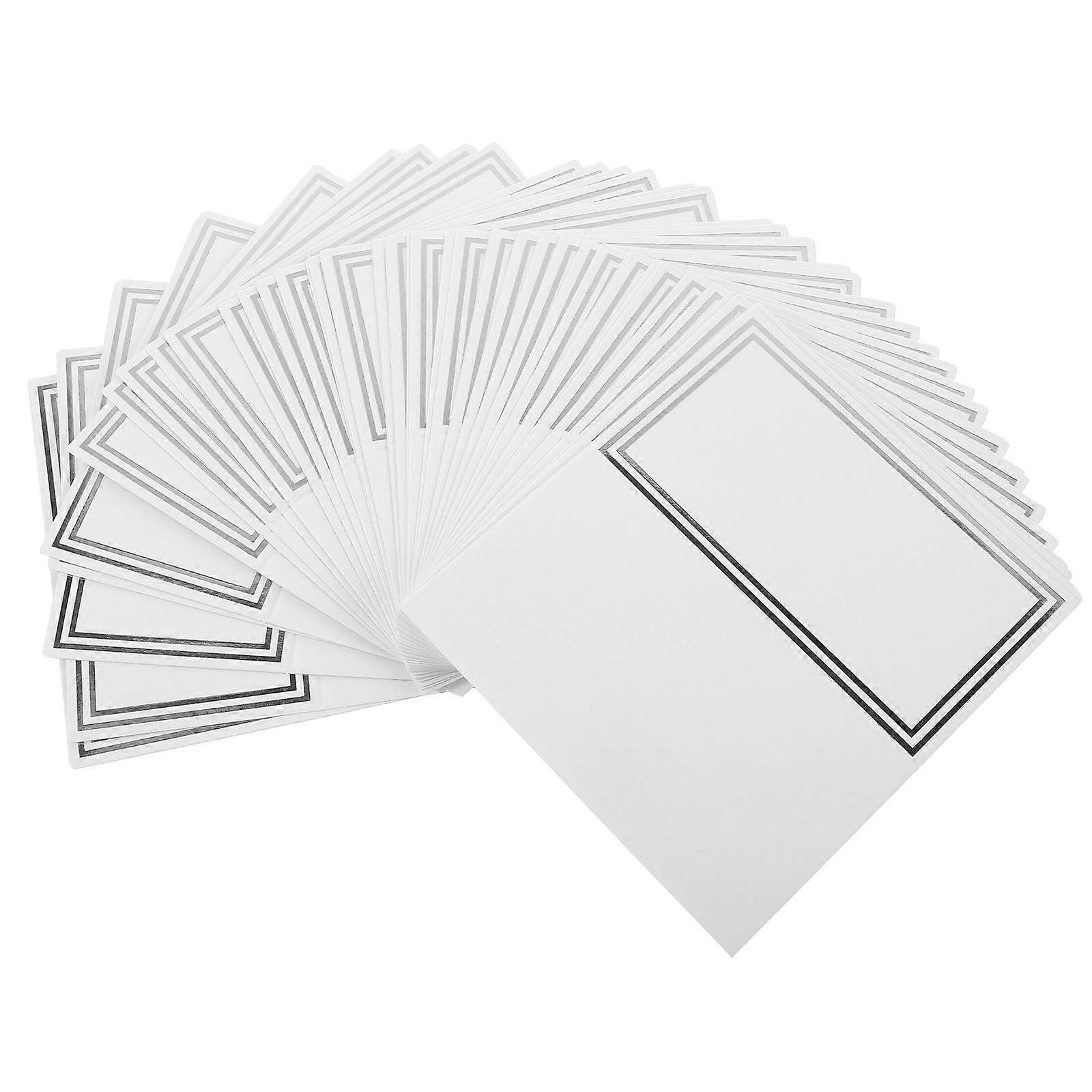 Rectangular 200 Pcs Table Name Cards For Wedding Occasion Display Ideal For Wedding Party Seating Arrangements 3.5X7.9 Inch