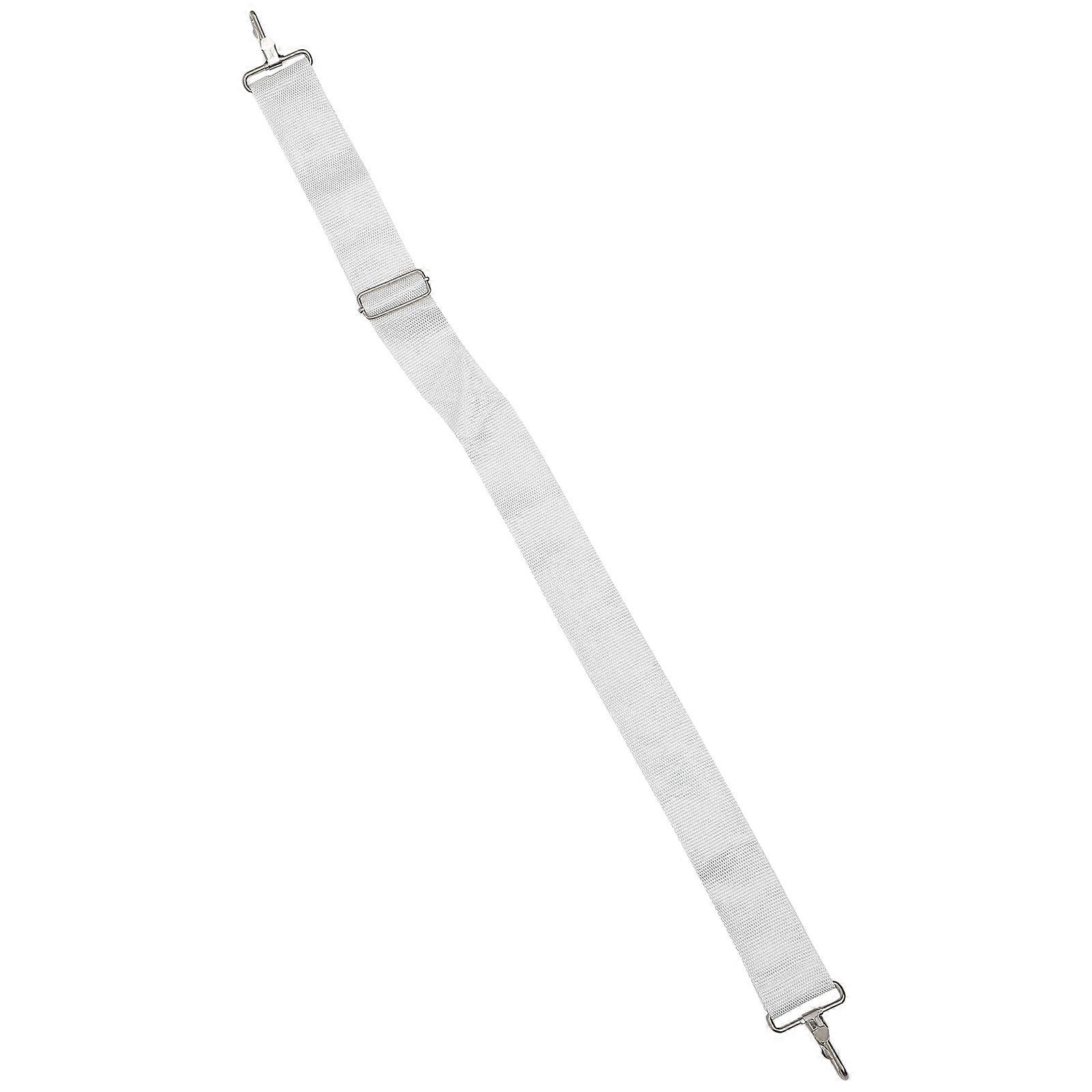 Snare Drum Suspender Strap White Oxford Cloth for Performance 3Pcs Set