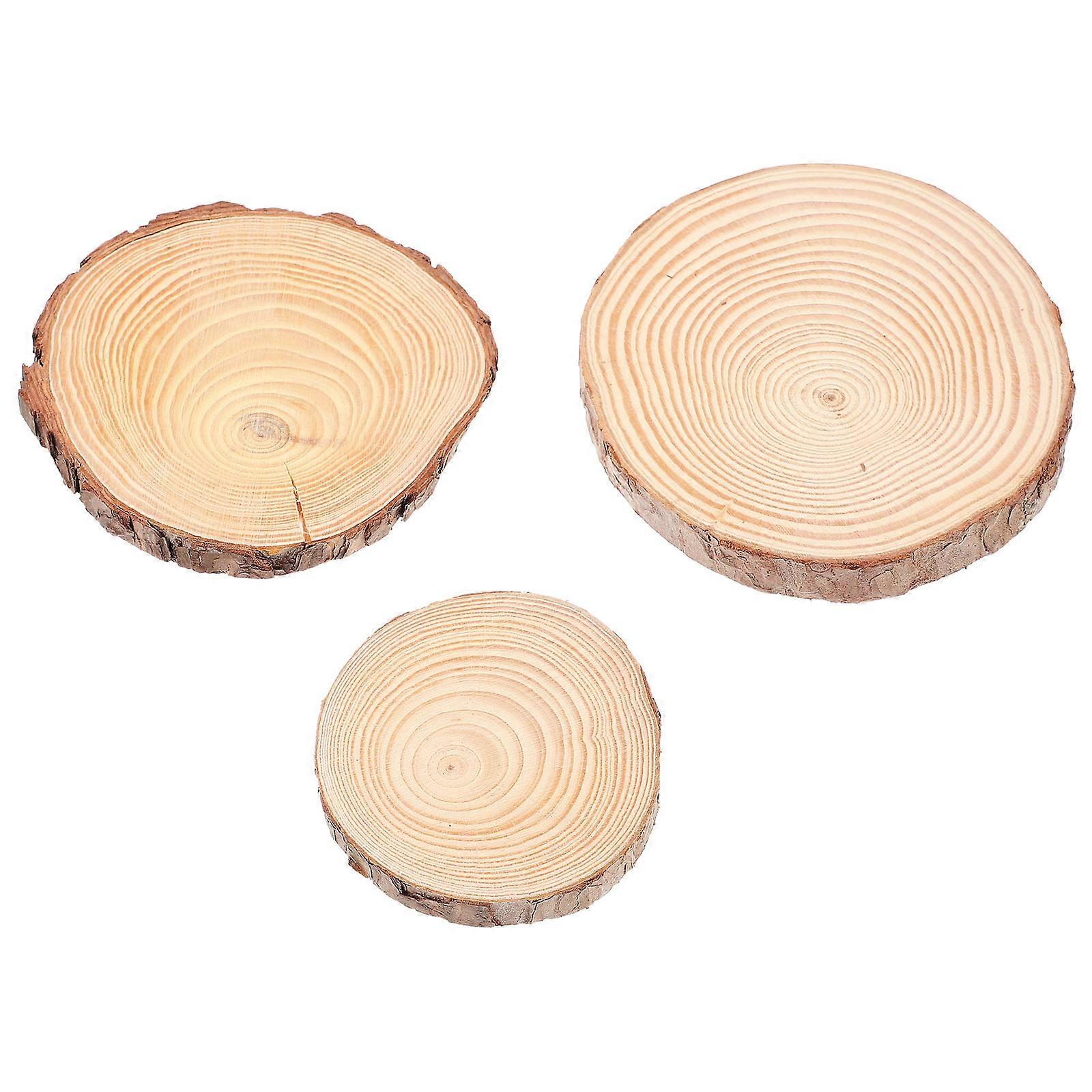 Drink Coasters Wooden Heat-Isolation Coasters for 6Pcs Desktop Use Brown