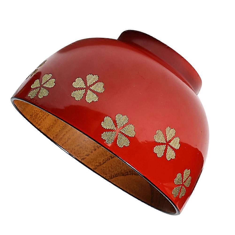 Serving Bowl Wooden Kitchen Gadget for Home Use Smooth Surface Multi 11x11x6.8cm 1Pack