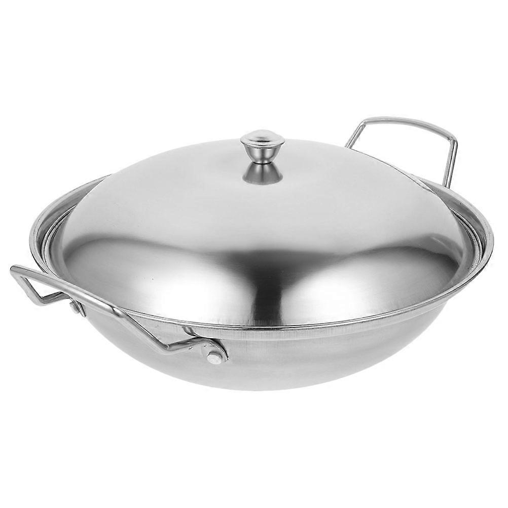 Home Use Stainless Steel Pan Kitchen Cooking Pan 3Sets Multipurpose Cookware