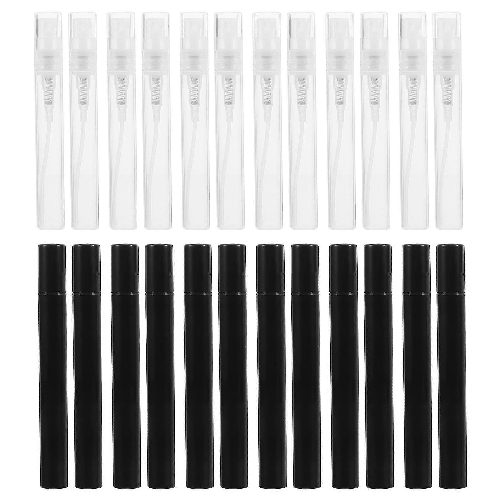 Black Makeup Supplies for Storage Use with 60Pcs Refillable Spray Bottles