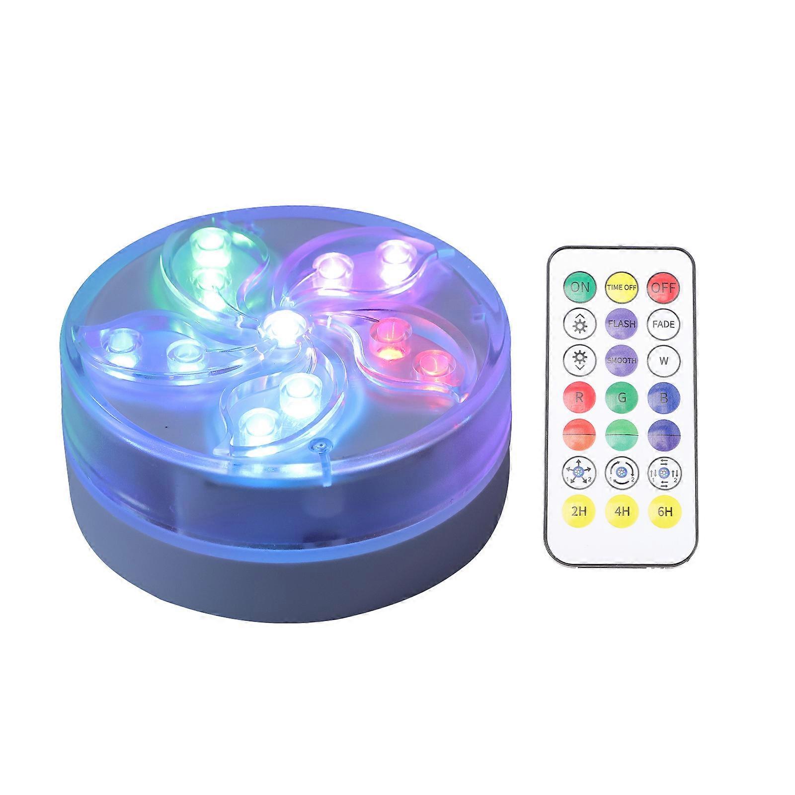 Pool Light Fixture Rgb Underwater LED Lights for Decor 2Pcs Set