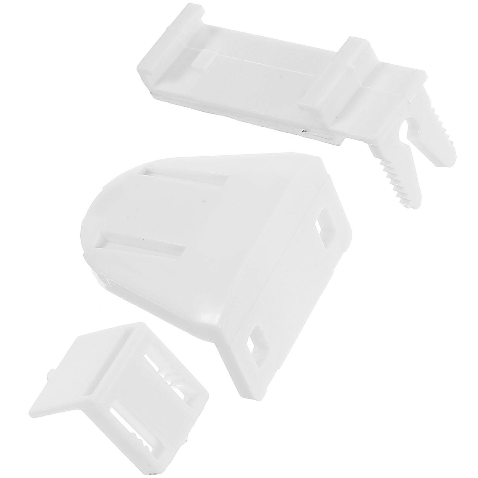 Replacement Curtain Support Parts For 40 Sets Roller Blinds Suitable For DIY Installation Sturdy White Plastic