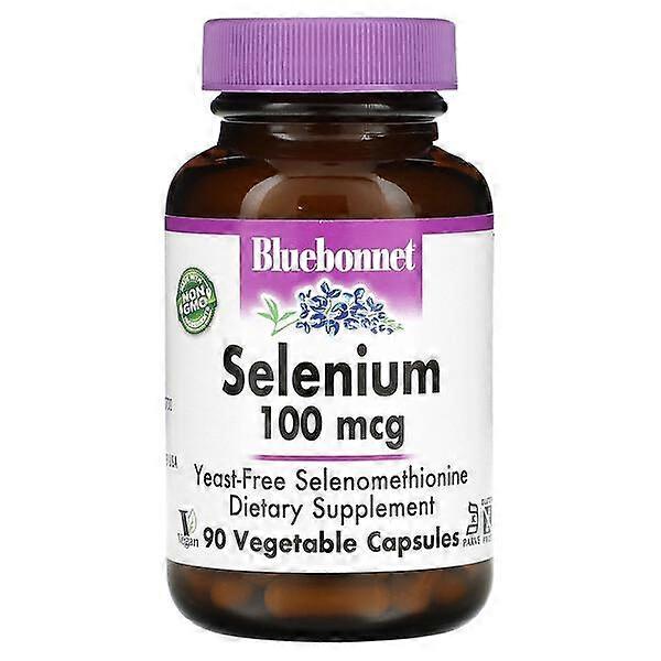 Bluebonnet Nutrition, Selenium, 100 mcg, 90 Vegetable Capsules