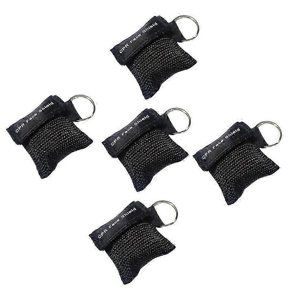 Face One-Way Valve Emergency Kits 10Pcs Portable Keychain Set