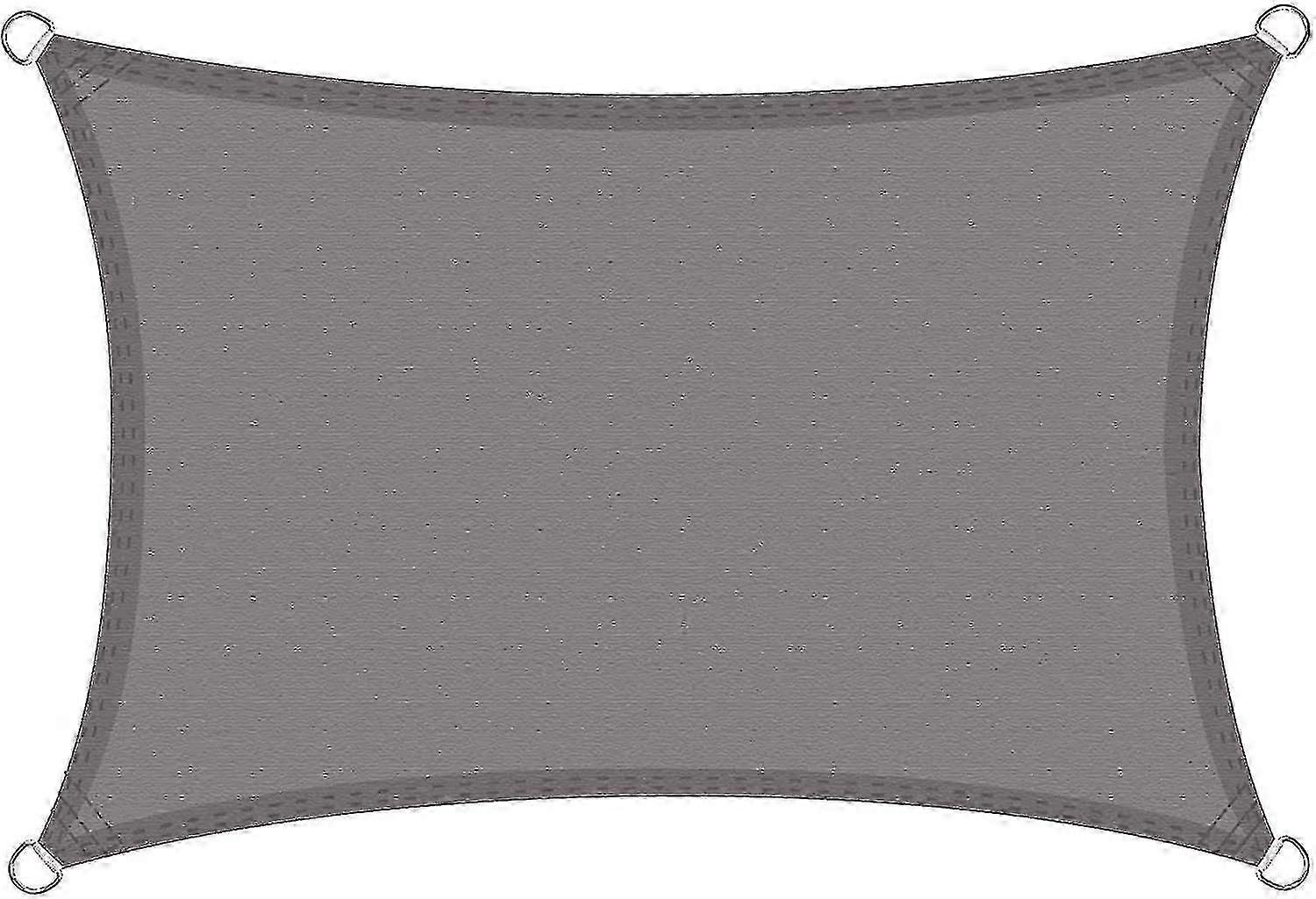 2x3m Rectangular Waterproof Shade Sail Waterproof Pes Shade Sail 3x2m Rectangular Shade Net,graphite Gray 2x3