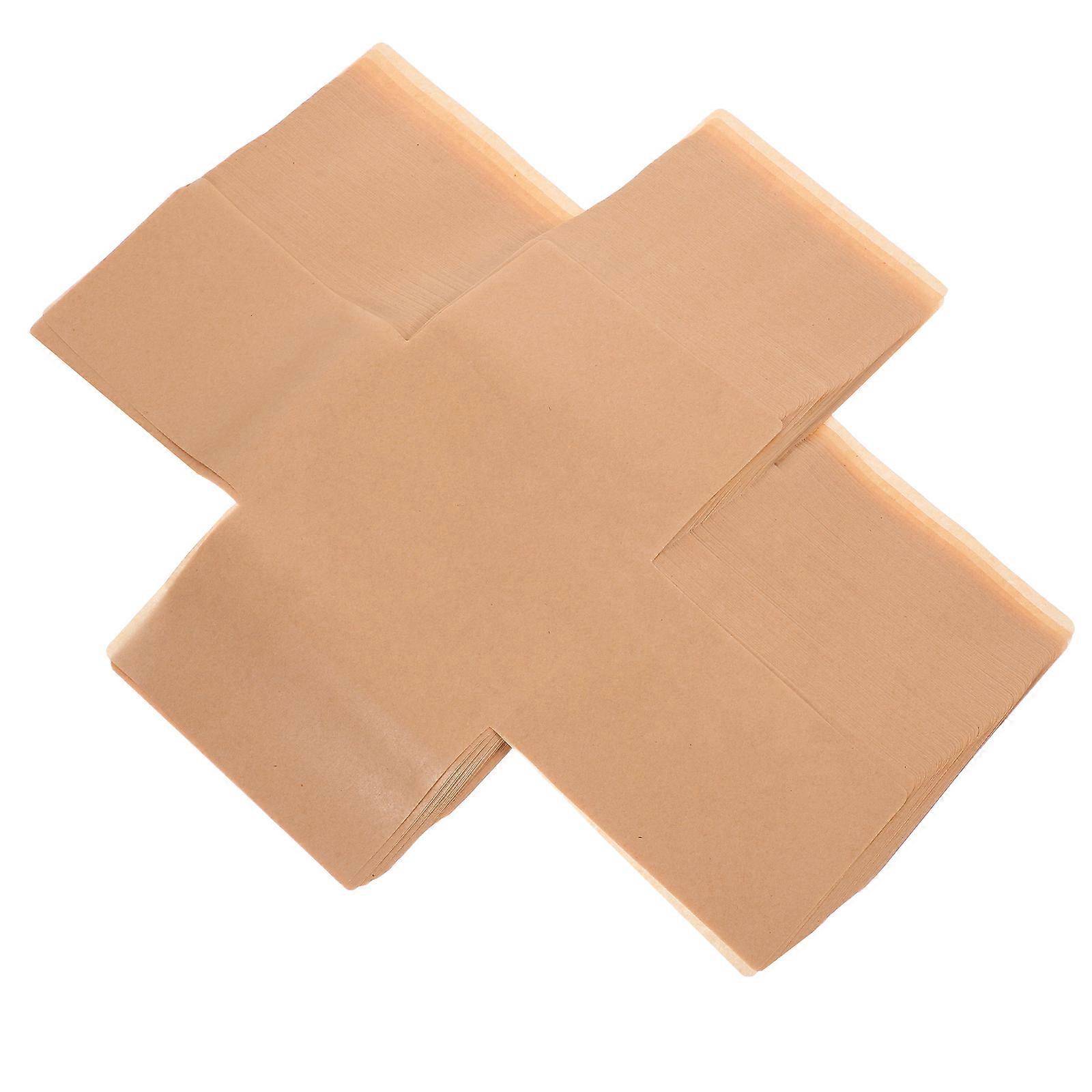 Baking Paper Loaf Pan Liners for Non Stick Use 100Pcs Khaki Sheets