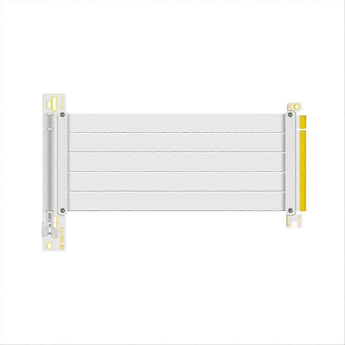 PCI-E 4.0 X16 Riser Cable 90 Mounting GPU Extension Cord White