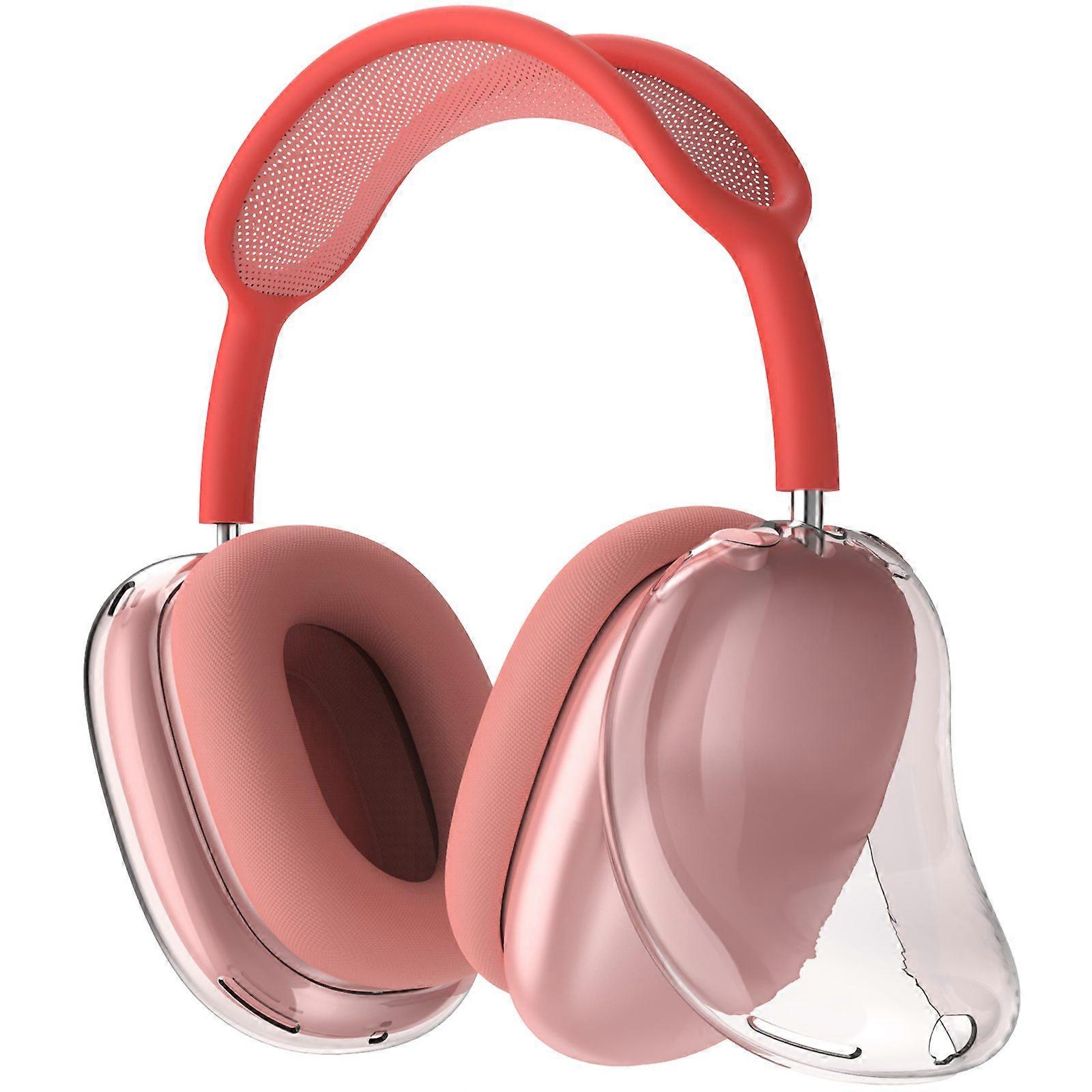 For AirPods Max TPU Case Full Coverage Transparent Headphone Cover