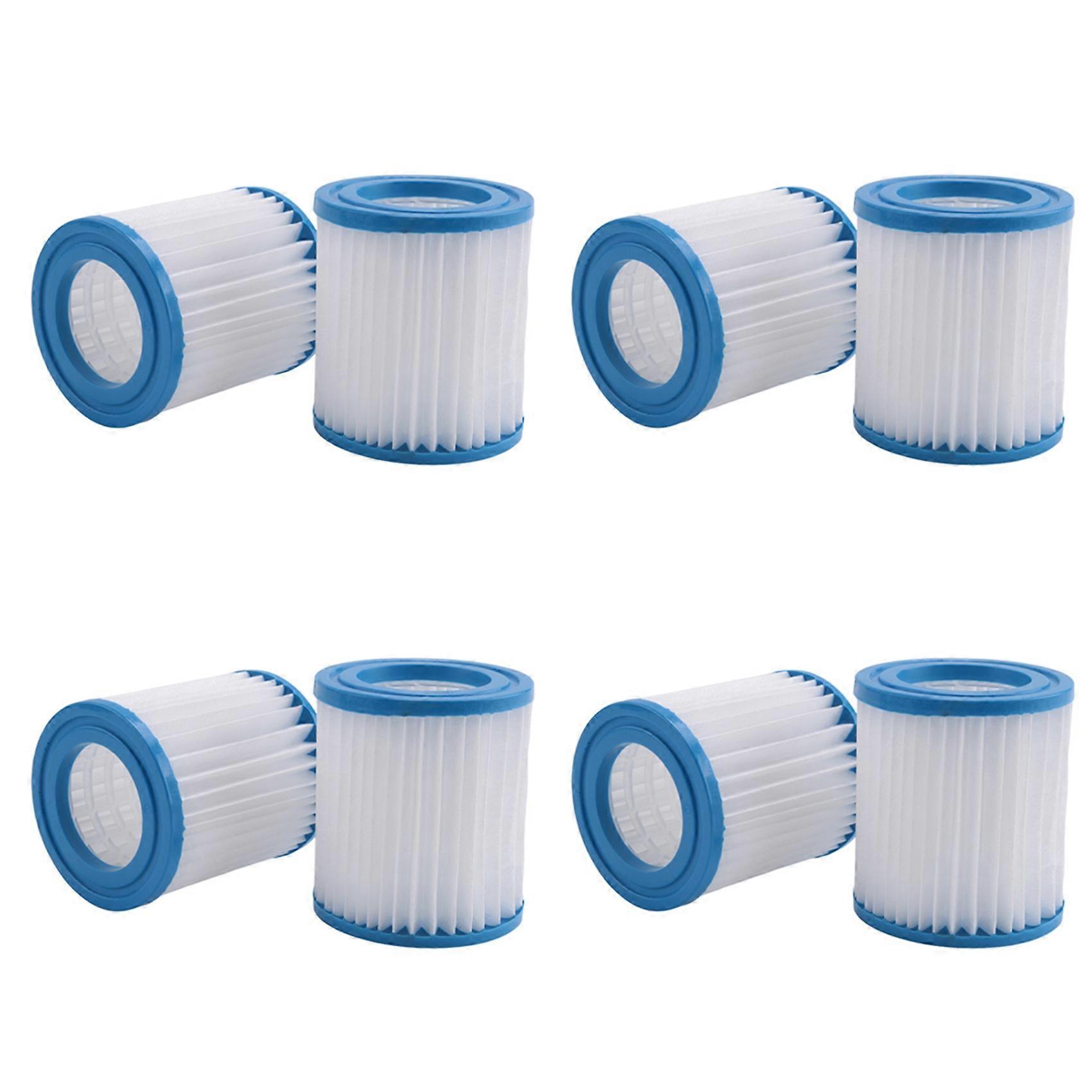 8Pcs Pool Filter Cartridges 89x79x45Mm Replacement Swimming Pool Filter for Pool Filter Pump Cleaner