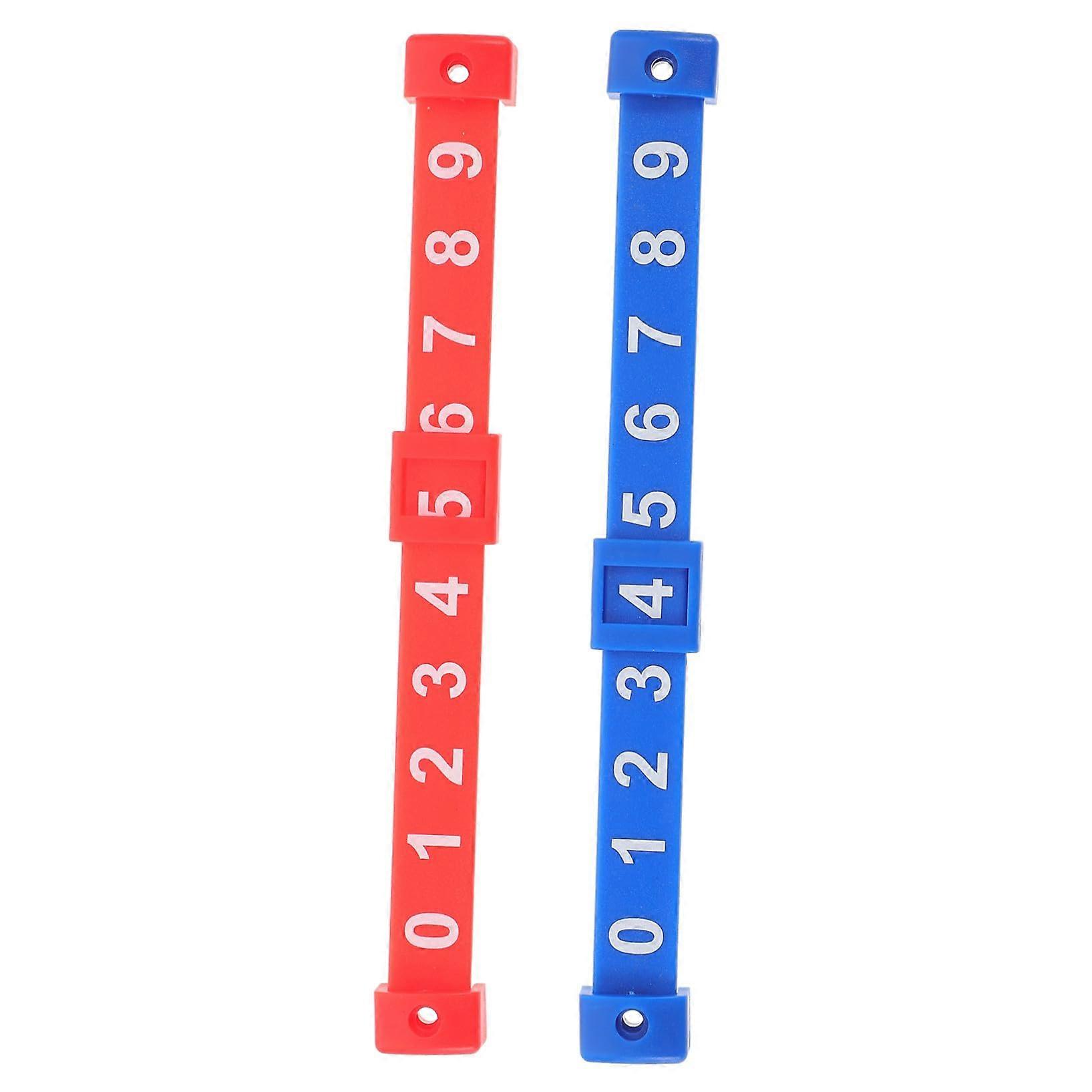 Table Football Score Counters TwoPiece Set Red And Blue Scorekeeping Markers For Tabletop Games